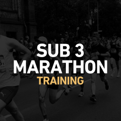 Training to run a marathon under 3 hours