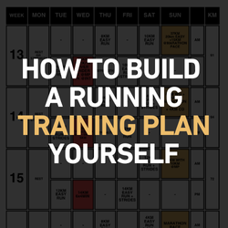 How to build a running training plan yourself